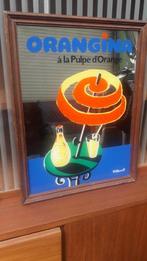 Miroir publicitaire sérigraphié ORANGINA 60's, Ophalen of Verzenden