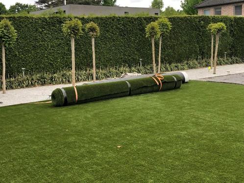 Grote kunstgrasmat, Tuin en Terras, Gras en Kunstgras, Zo goed als nieuw, Gras, 20 m² of meer, Ophalen