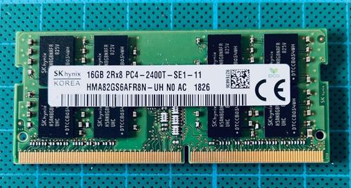 Hynix HMA82GS6AFR8N-UH 16GB DDR4-2400 SODIMM, Informatique & Logiciels, Mémoire RAM, Utilisé, Laptop, 16 GB, DDR4, Enlèvement ou Envoi