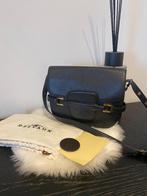 Delvaux Zwarte Crossbody, Ophalen of Verzenden, Zo goed als nieuw, Zwart, Handtas