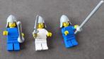Set van 3 LEGO „Castle Knight” minifiguren met helm en 3 wap, Ophalen of Verzenden, Zo goed als nieuw, Lego