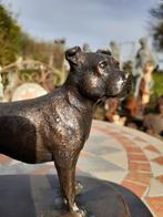 Schitterende Amerikaanse staf in brons op een sokkel, Antiek en Kunst, Ophalen of Verzenden, Brons