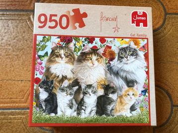 Puzzel katten jumbo 950 stukken