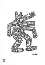 Prachtige Lithografie + certificaat • Keith Haring # /150, Ophalen of Verzenden