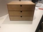 Twee grenen miniladekastjes van Inea, Huis en Inrichting, Ophalen, Gebruikt, Twee, Bruin