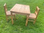 Table et 2 chaises en bois, Utilisé, Table(s) et Chaise(s), Enlèvement ou Envoi