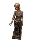 Art Nouveau Dame Zamak Bronze Artistieke bronzen Bondness De