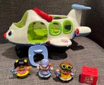 Fisher Price vliegtuig en 3 poppetjes+koffer, Ophalen, Gebruikt, Speelset