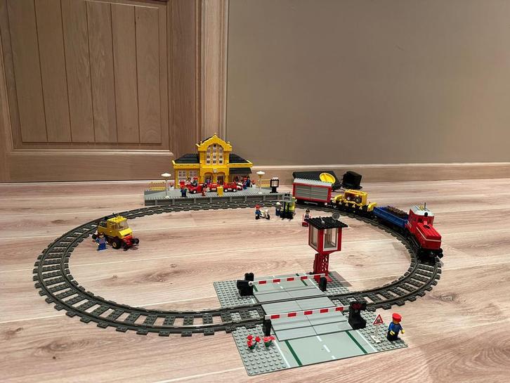 Lego trein 9V, Kinderen en Baby's, Speelgoed | Duplo en Lego, Gebruikt, Lego, Ophalen