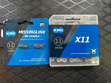 KMC X11 ketting + Missing Link beschikbaar voor biedingen