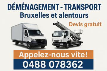  Déménagement rapide et pas cher  Bruxelles beschikbaar voor biedingen