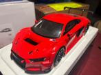 Audi r8 van auto art 1/18 zo als  nieuw, Hobby en Vrije tijd, Ophalen of Verzenden, Nieuw, Auto