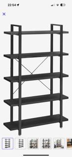 INDUSTRIAL BLACK wandmeubel zacht hout - NIEUW, Nieuw, 150 tot 200 cm, 25 tot 50 cm, Met plank(en)