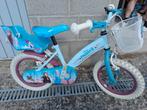 Kinderfiets Frozen 16 inch, Fietsen en Brommers, Ophalen, Zo goed als nieuw, 16 tot 20 inch, Zijwieltjes