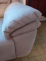 Tweezit in beige stof. Zo goed als nieuw., Ophalen, Stof