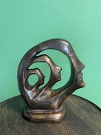 Abstract bronzen beeld gezicht, Antiek en Kunst, Ophalen, Brons