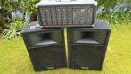 vintage Pa set , PEAVEY XR 600 + YAMAHA SM151V Speakers, Sono, Enlèvement, Utilisé, Moins de 500 watts