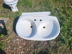 Vintage dubbele lavabo, Huis en Inrichting, Ophalen, Gebruikt