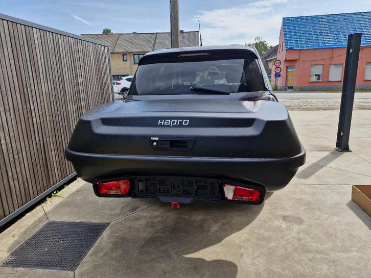 Te huur trekhaakkoffer Hapro Boxer, Auto diversen, Dakkoffers, Nieuw, Ophalen