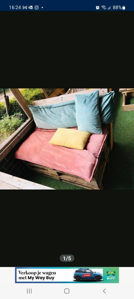 Loungekussens 10 sets, Tuin en Terras, Tuinsets en Loungesets, Gebruikt, Ophalen