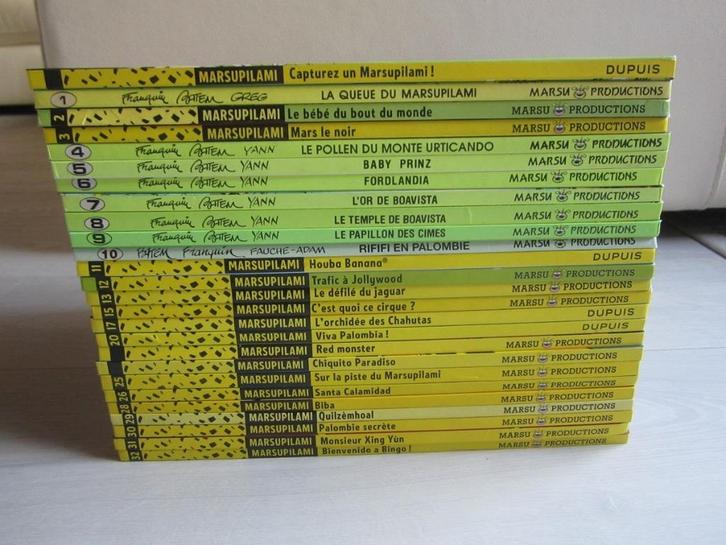 Marsupilami - 4,00Eur / pièce, Boeken, Stripverhalen, Zo goed als nieuw, Meerdere stripboeken, Ophalen of Verzenden