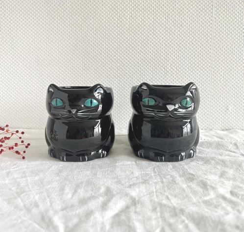 Lot de 2 tasses Chat Noir neuves dans leur boîte, Huis en Inrichting, Keuken | Servies, Nieuw, Kop(pen) en/of Schotel(s), Overige stijlen