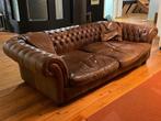 Zeer grote leren  Chesterfield Bankstel (4 zits), Huis en Inrichting, Fauteuils, Gebruikt, Leer, 125 tot 150 cm, 125 cm of meer