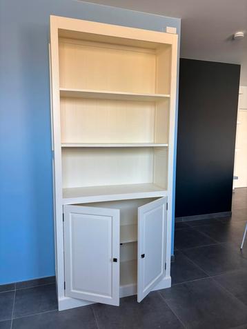Klassieke witte houten kast, Huis en Inrichting, Kasten | Boekenkasten, Ophalen, Zo goed als nieuw