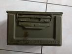 US Militaria WW2 Caisse Munition Cal 50, Verzamelen, Ophalen of Verzenden, Landmacht, Kist of Geocache