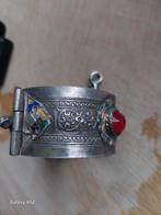 antieke zilveren manchetarmband uit Marokko, Antiek en Kunst, Ophalen of Verzenden, Zilver