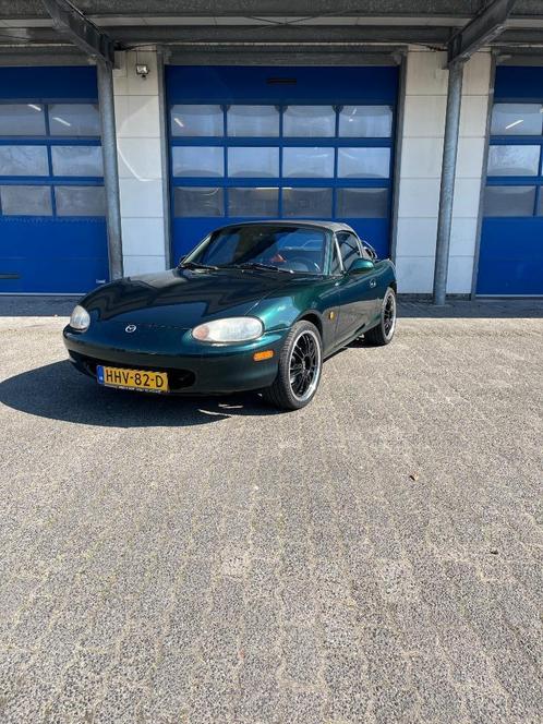 Mazda MX5 | 1.6 | 1999 | groen, Auto's, Mazda, Particulier, MX-5, ABS, Airbags, Centrale vergrendeling, Elektrische ramen, Lichtmetalen velgen