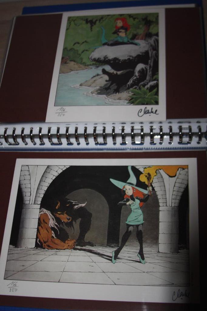 set , 2x EX-libris Melisande , gesigneerd Clarke , Nieuw, Verzamelen, Stripfiguren, Nieuw, Overige typen, Overige figuren, Ophalen of Verzenden