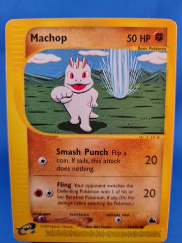 Machop 74/144 - Skyridge, Envoi, Utilisé