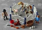 playmobil paarden in witte omheining, Kinderen en Baby's, Ophalen of Verzenden, Gebruikt