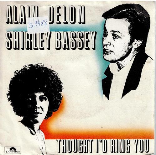 Vinyl, 7"  /   Alain Delon & Shirley Bassey – Thought I'd Ri, Cd's en Dvd's, Vinyl | Overige Vinyl, Overige formaten, Ophalen of Verzenden