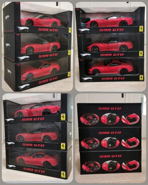 3 x Hot wheels 1:18 ELITE Ferrari 599 GTO (Limited Edition), Hobby & Loisirs créatifs, Voitures miniatures | 1:18, Utilisé, Voiture