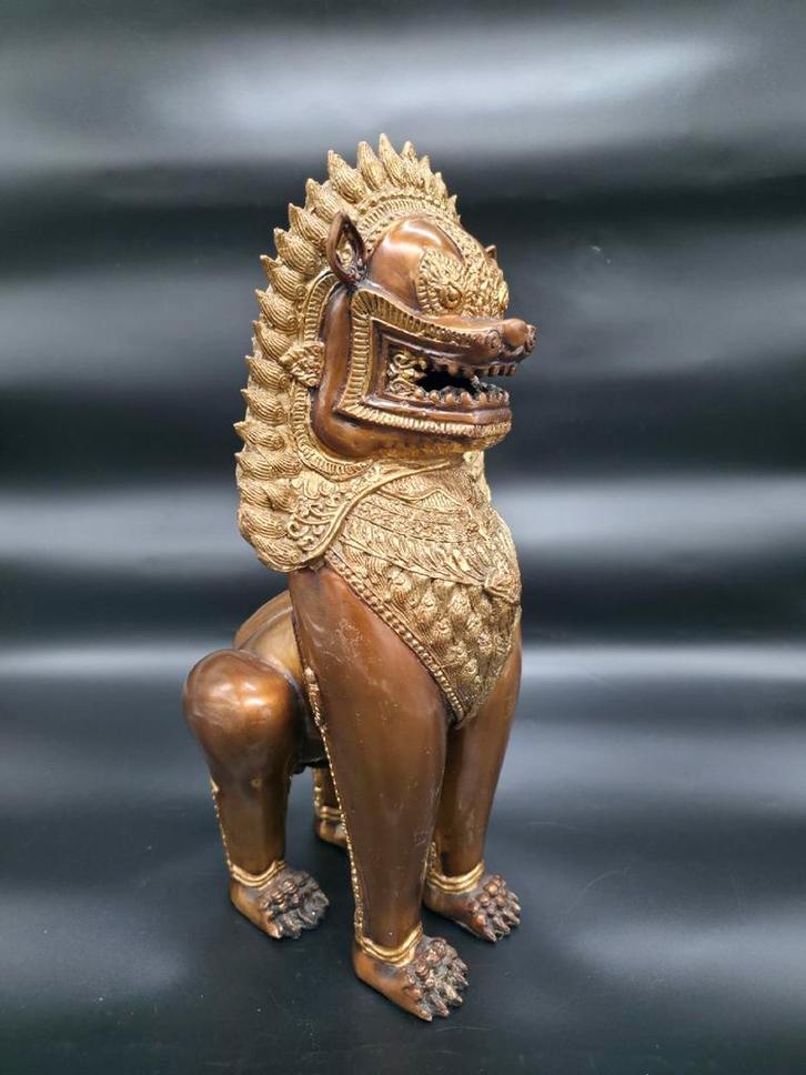 Thailand brons singha, Antiek en Kunst, Antiek | Brons en Koper, Ophalen