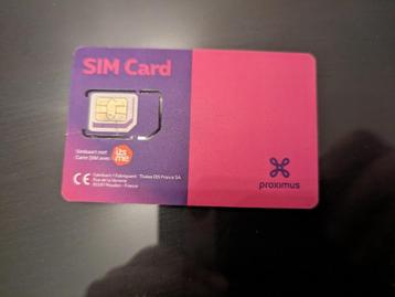 Carte SIM, téléphone portable d'une valeur de 20€, numéro en