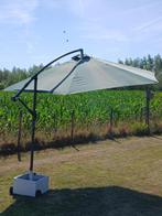 parasol plus voet, Ophalen, 2 tot 3 meter, Zweefparasol, Verstelbaar