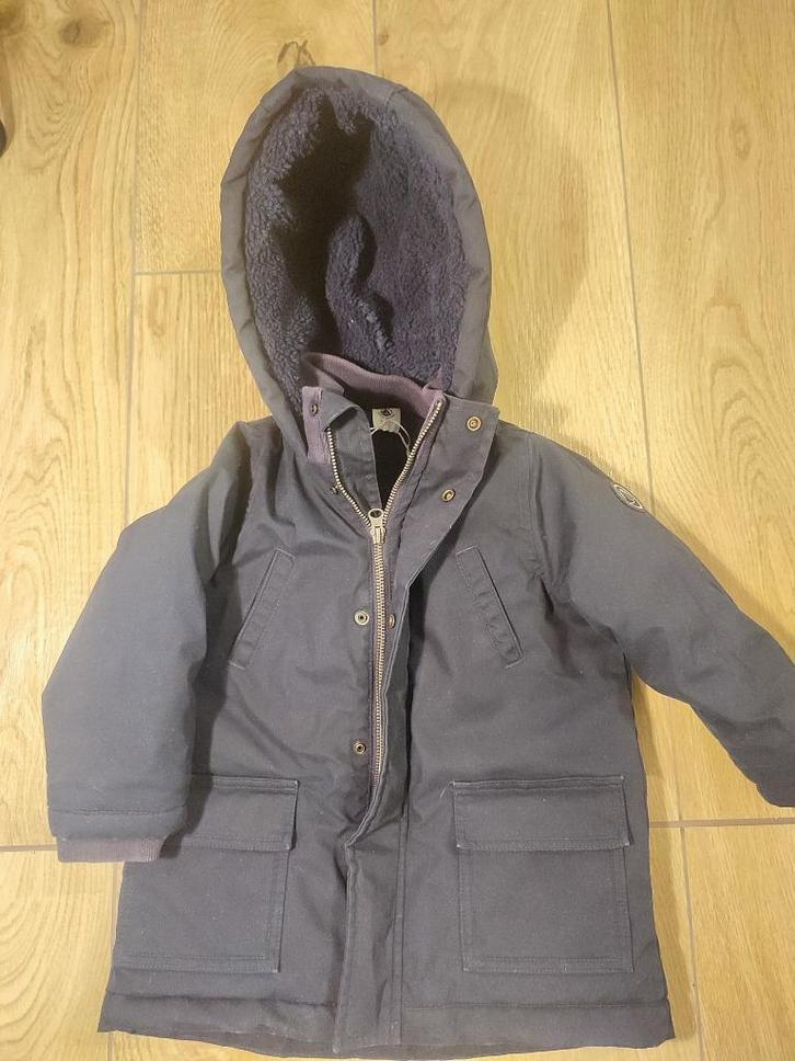 Manteau (Parka) Petit Bateau, Kinderen en Baby's, Kinderkleding | Maat 104, Gebruikt, Jongen of Meisje, Jas, Ophalen