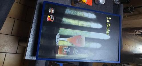 La Divine bierlichtbord, Verzamelen, Biermerken, Gebruikt, Ophalen of Verzenden