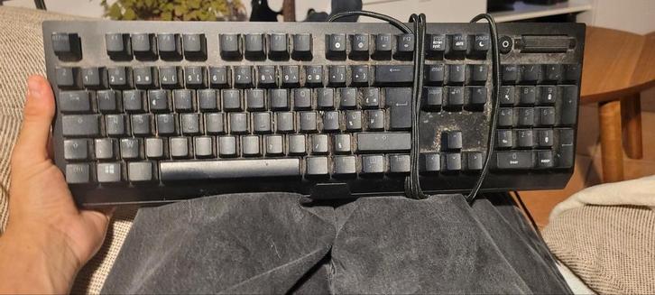 Clavier mécanique razer blackwidow v3, Computers en Software, Toetsenborden, Zo goed als nieuw, Azerty, Bedraad, Gaming toetsenbord