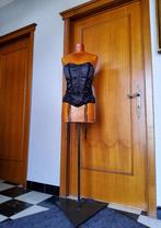 Korset corset met baleinen en kant afgewerkt nieuw one size, Kleding | Dames, Ondergoed en Lingerie, Leg Avenue, Verzenden, Zwart
