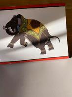 Éléphant peint sur toile, Enlèvement