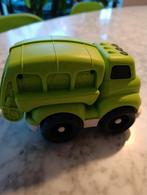 Speelgoedauto: groene vuilniswagen, Ophalen, Gebruikt
