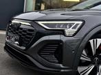 Audi Q8 e-tron SPORTBACK S-LINE 55 / PANO / FULL LEATHER / /, Auto's, Audi, Automaat, Gebruikt, Zwart, Parkeersensor