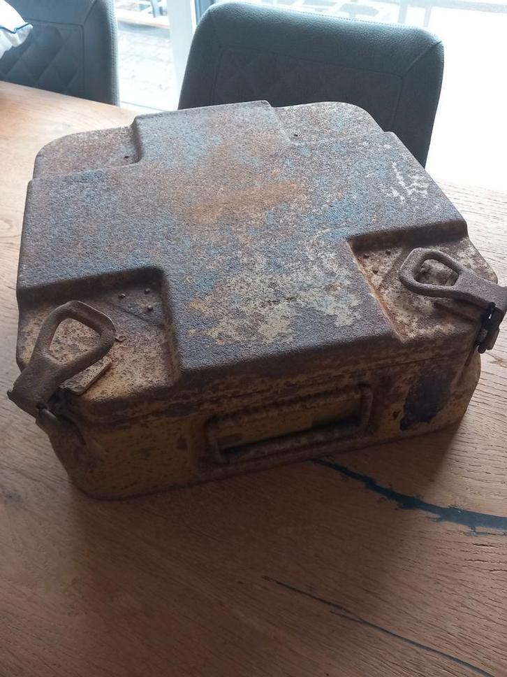 Boîte allemande TM42 WW2, complète et originale, Collections, Objets militaires | Seconde Guerre mondiale, Enlèvement ou Envoi