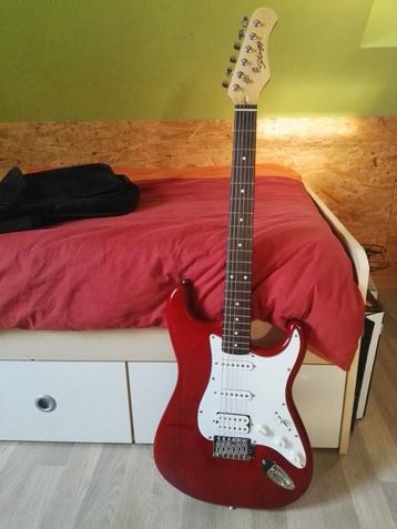 Guitare électrique Stagg avec amplificateur 