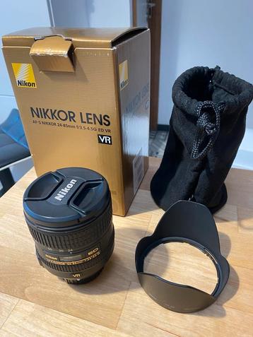 Nikon 24-85mm f 3.5-4.5 G ED VR neuf disponible aux enchères