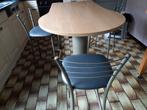 Tafel met 3 stoelen, Huis en Inrichting, Tafels | Eettafels, Ophalen, Gebruikt